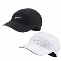 在飛比找蝦皮商城優惠-[Nike] 運動透氣排汗老帽 反光logo 黑 BV220