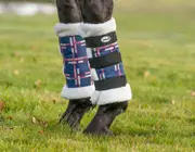 Caribu 1200D Paddock Horse Boots Rose Check - FULL / Rose Check