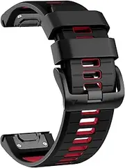 [MGTCAR] 26mm Watch Band for Garmin Fenix 7X Pro/Fenix 7X/Fenix 6X Pro/Fenix 6X/Fenix 5X/Fenix 3, Silicone QuickFit 26mm Replacement for Garmin Descent Mk3i 51mm/Epix Pro 51mm/TACTIX 7