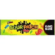 SOUR PATCH KIDS Soft & Chewy Candy, Assorted Flavors, 3.4 oz King Size Bags (...