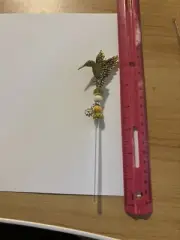 Hummingbird ceramic christmas tree topper