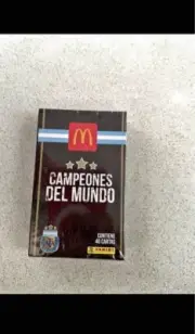 EXCLUSIVE BOX SET 40X CARDS MCDONALDS ARGENTINA, PANINI "CAMPEONES DEL MUNDO"