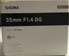 New Sigma 35mm f1.4 DG HSM Art Lens for Canon