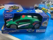p & c light up race car led flashing light driving sound new toy car GREEN