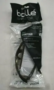 Bolle Safety 40047 Contour Lens:6 ESP PC AS Temples:Dark Gun Metal PC w Tip Grip