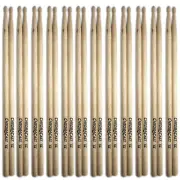 ChromaCast 5A USA Made, Wood Tipped, Hickory Drumsticks | 12 Pairs