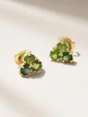 [Irene Neuwirth] Irene Neuwirth - Gemmy Gem 18-karat Gold Tourmaline Earrings - One size One size Gold