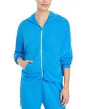 Aqua Lechelle Zippered Hoodie - Exclusive