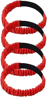 [Yardwe] 4pcs Two-Person Three-Legged Strap Games Strap Band Legged Race Band Flexible Legged Bands Outdoor Party Game Elastic Bands Props Rope Parent-Child Soft 210d Oxford Cloth