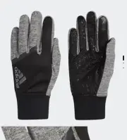 Adidas COLD.RDY Running Gloves Black / Gray Adult Mens Large/XLarge