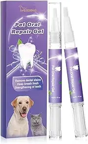 Dog Bad Breath Eliminator | Pet Breath Freshener,Clean Teeth Gel, Pet Teeth Care Solution, Pet Supplies for Cat Dog Teeth Care Jmedic