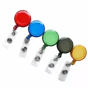 10PCS Retractable Badge Holder Reel Swipe Card Security ID Pull Key Tag Clip AU