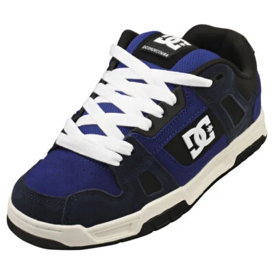 DC Shoes Stag Mens Skate Trainers in Blue Navy