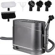 Handheld Steam Cleaner,1500W Multifunctional Steamer with 5 Brush Head, 2 Cleaning Modes, 1.2L Water Tank, 105-120°C Portable Steamer, for Carpet and Upholstery,Floors,Tiles,Car,Shoes