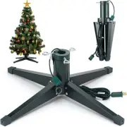 360 Degree Rotating Christmas Tree Stand, Up to 7.87 Ft, 100lb Artificial Chr...