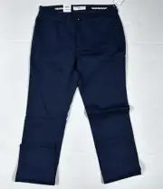 $205 New BRAX Chuck Men's 33x34 Modern Fit Hi-Flex Navy 5 Pocket Chino Pants