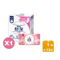 在飛比找momo購物網優惠-【Kleenex 舒潔】12包/箱 女性專用濕式衛生紙(40