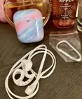 For Apple AirPods 1st 2nd Gen Marble Pattern Earphone Protective Case Cover