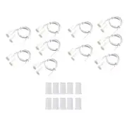 100 MA 10 x RC-33 NC Wired Door Contact Sensor Alarm Magnet Reed Switch