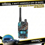 Oricom IP67 5 Watt Walkabout Handheld UHF CB Radio - w/Large Backlit LCD Display