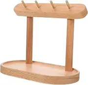 LIFKOME Decorative Wooden Key Holder Key Storage Box Key Rack Space-saving Entryway Storage