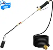 Propane Torch Weed Burner 800,000 BTU Gas Blow Torch 10FT Hose Flame Control