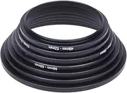 49mm 52mm 55mm 58mm 62mm 67mm 72mm 77mm Metal Camera Lens Filter Stepping Step up Rings Lens Hood Adapter Mount Set
