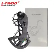 LTWOO Oversized Alloy Pulley Wheel Carbon Cage Rear Derailleur Fit Sram Red Etap