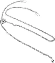 GALPADA Thin Purse Chain Strap Adjustable - Silver Metal Handbag Chain Strap with Buckles Set Crossbody Bags Replacement Chain DIY Purse Making Supplies
