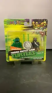 Teenage Mutant Ninja Turtles MiniMates Mutagen Leonardo Foot Soldier 2" Figures