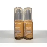 2 Pack | 305 Medium Sand| Revlon Illuminance Skin-Caring Liquid Foundation 1 Oz