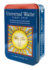 UNIVERSAL WAITE TAROT IN TIN Deck Card Set fortune telling oracle cards wicca