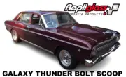 BONNET SCOOP THUNDERBOLT GALAXY STYLE for UNIVERSAL SET UP DRAG RACE STREET CAR