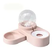 Automatic Feeder Dog Cat Food Bowl with Water Dispenser Pet Double Bowl
