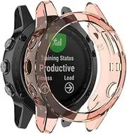 [MGTCAR] For Garmin Fenix5S 5 5X TPU silicone frame protection case ultra-thin case transparent Fenix 5S 5 5X accessory protective sleeve