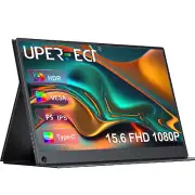 UPERFECT Portable Monitor 15.6 inch PC Second HDMI USB C Monitor Gaming Screen