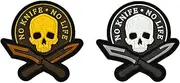 [YOYUMI] Tactical Morale Patches PVC Rubber Three-Dimensional Soft Adhesive Patch with Sticky Hook and Loop