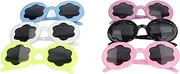 Round Frame Kids Sunglasses, Exquisite and Colorful Kids Sunglasses 6 Pcs UV Protection Sunglasses for Toddlers