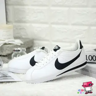 球鞋補習班 WMNS NIKE CLASSIC CORTEZ LEATHER OG 阿甘 黑白 女 807471-101