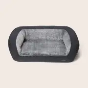 Snooza Ortho Sofa Plush Faux Fur Cosy Pet Dog Bed Chinchilla Medium
