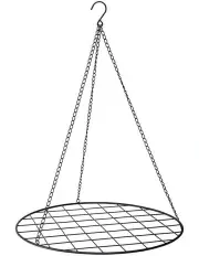 [Willow & Silk] Round Hanging Garden Planter Display in Black