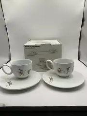 Niki Fra Le Stelle By Miriam Mirri Set Of 2 Tea Cups And Saucers
