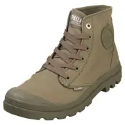 Palladium Mono Chrome Mens Casual Boots in Olive Night