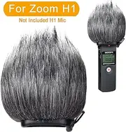 YOUSHARES Furry Outdoor Windscreen Muff, Pop Filter/Wind Cover Shield for Zoom ZH1 H1 Handy Portable Recorder