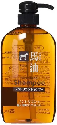 在飛比找DOKODEMO日本網路購物商城優惠-[DOKODEMO] 熊野油脂 馬油洗髮精 600ml