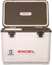 13Qt Leak-Proof, Air Tight, Drybox Cooler and Small Hard Shell Lunchbox for Men
