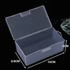 Clear Plastic Storage Box Jewelry Tool Craft Container Beads Organizer Case UK