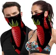 [HKMNTGD] Half Mask Neck Gaiters Mask for Men Women Naughty Panda Printed Neck Gaiter Women Skeleton Mask Neck Gaiter