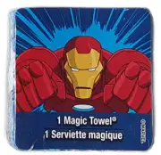 Ironman Flying Strong Hero Magic Face Washer Towel Children Bath All Cotton #1