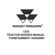 Service Repair Manual For Massey Ferguson 1235 Tractor Get it Today